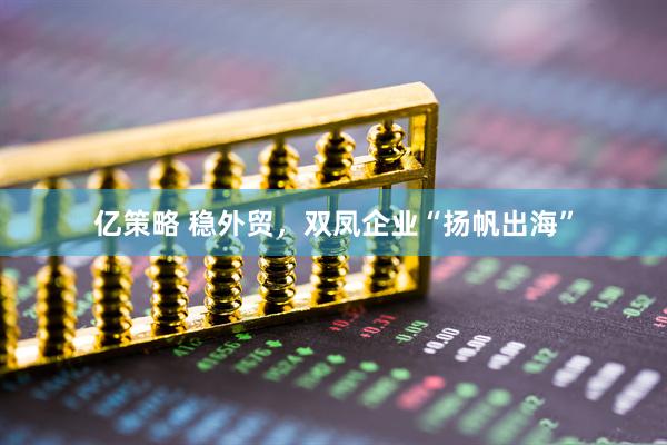 亿策略 稳外贸，双凤企业“扬帆出海”